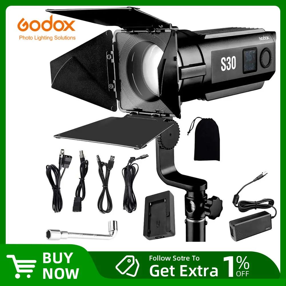 Godox S30   LED  Ʈ Ʃ   ,   Կ 갣 ¦ , 30W  